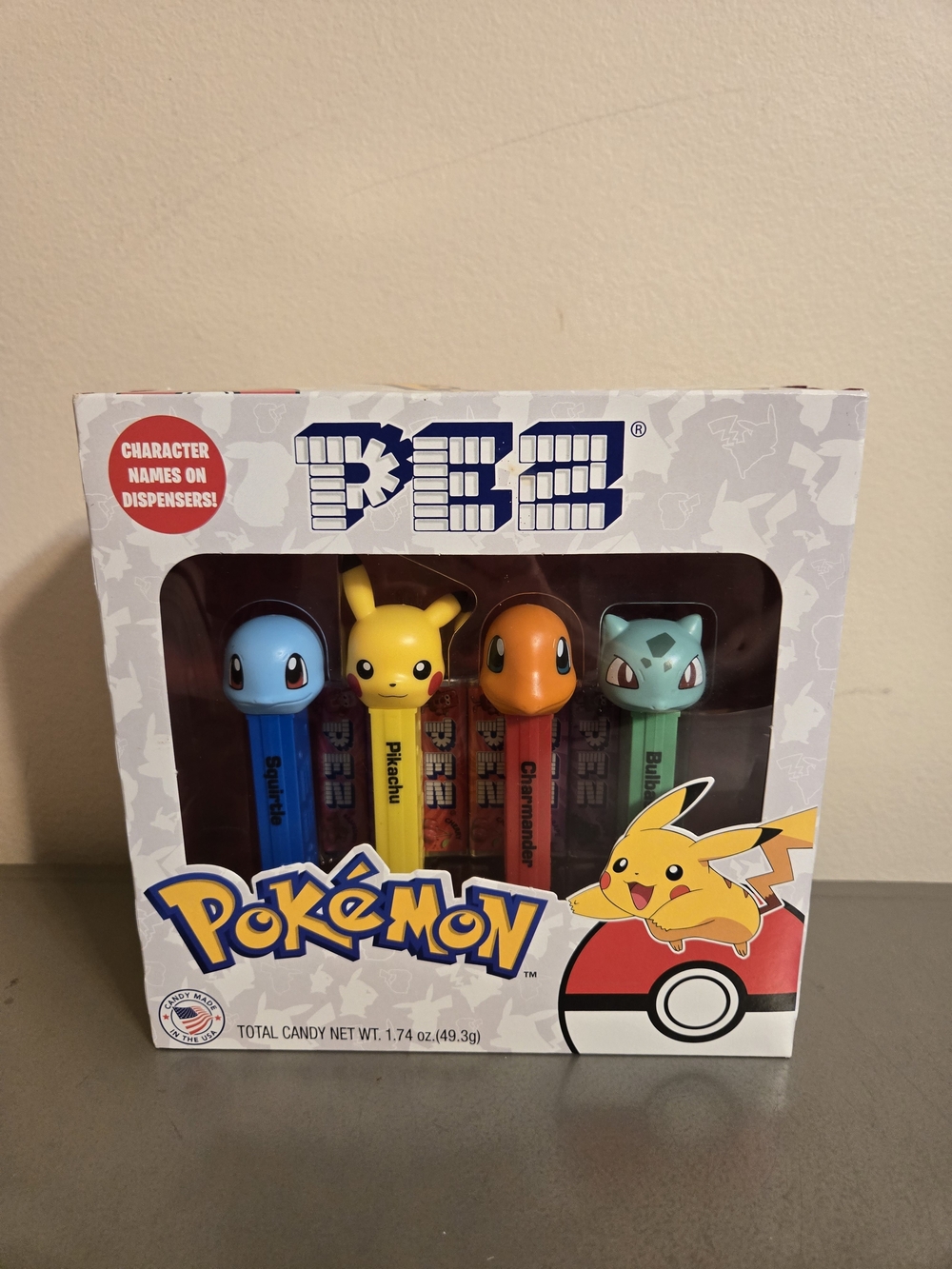 NIB Pokémon PEZ Dispenser Gift Set (4-Pack)